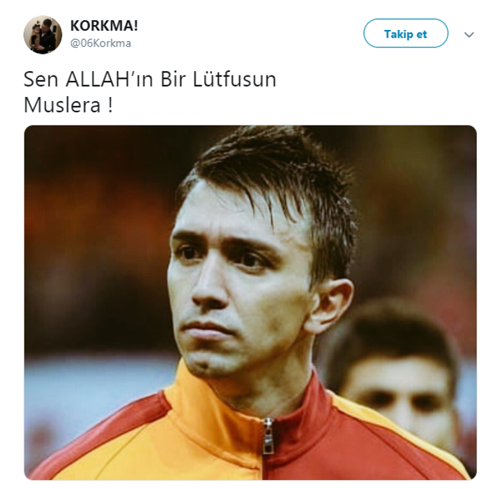 Fernando Muslera devleşti sosyal medya yıkıldı