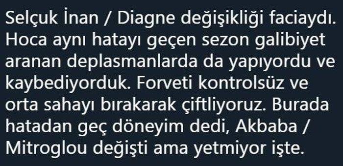 Galatasaray taraftarı Mbaye Diagneyi eleştirdi