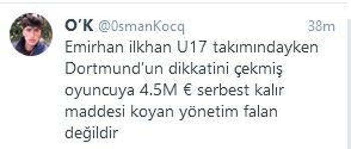 Beşiktaşta Emirhan İlkhan krizi Taraftardan istifa daveti