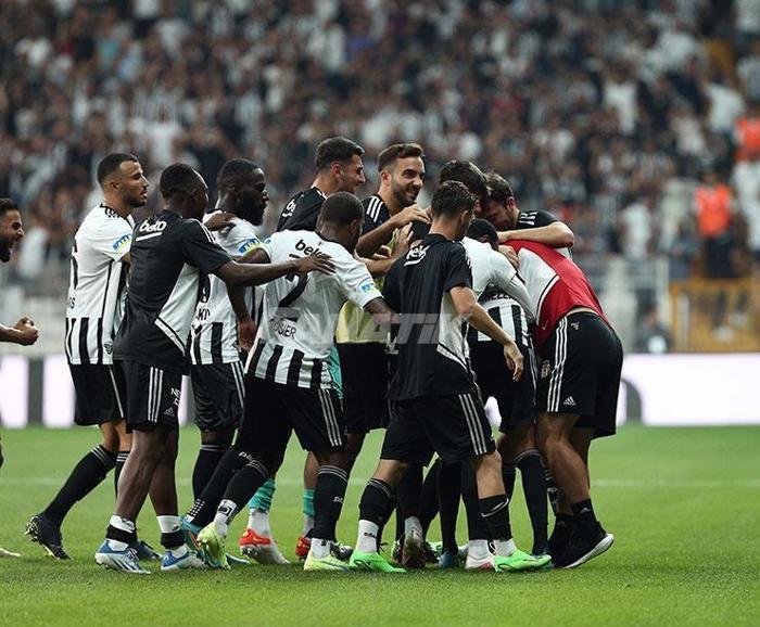 Beşiktaşa son anda 3 puanı Rachid Ghezzal getirdi Gol sonrası büyük sevinç
