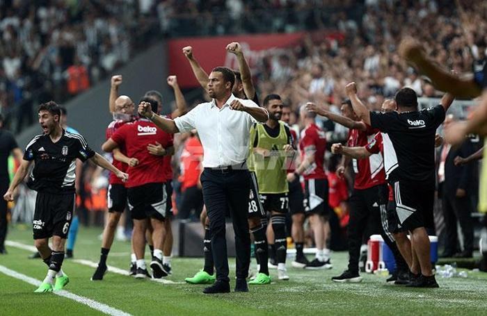 Beşiktaşa son anda 3 puanı Rachid Ghezzal getirdi Gol sonrası büyük sevinç