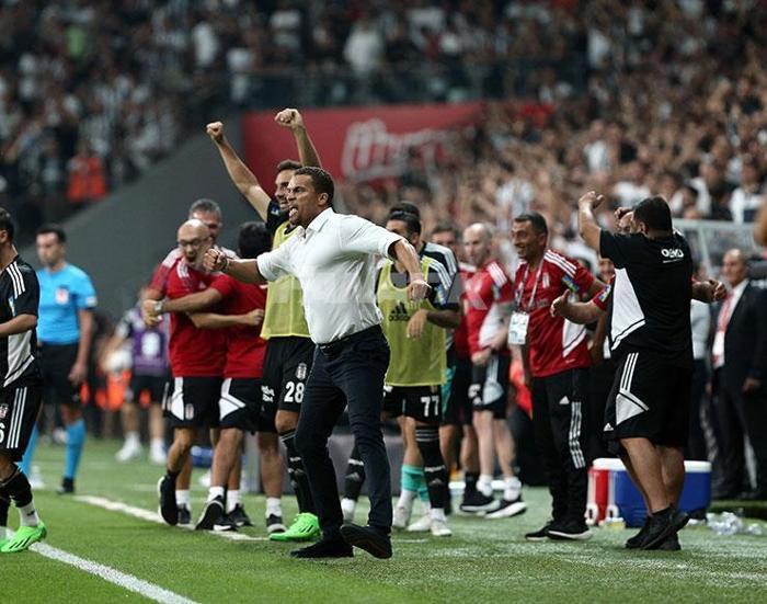 Beşiktaşa son anda 3 puanı Rachid Ghezzal getirdi Gol sonrası büyük sevinç
