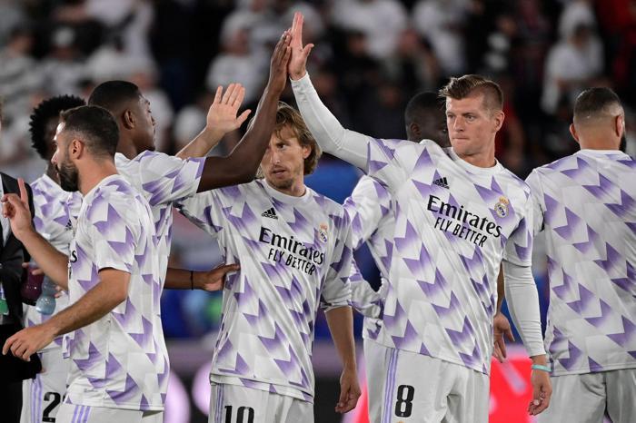 Real Madrid - Eintracht Frankfurt Süper Kupa maçından kareler
