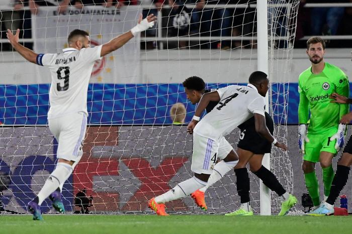 Real Madrid - Eintracht Frankfurt Süper Kupa maçından kareler