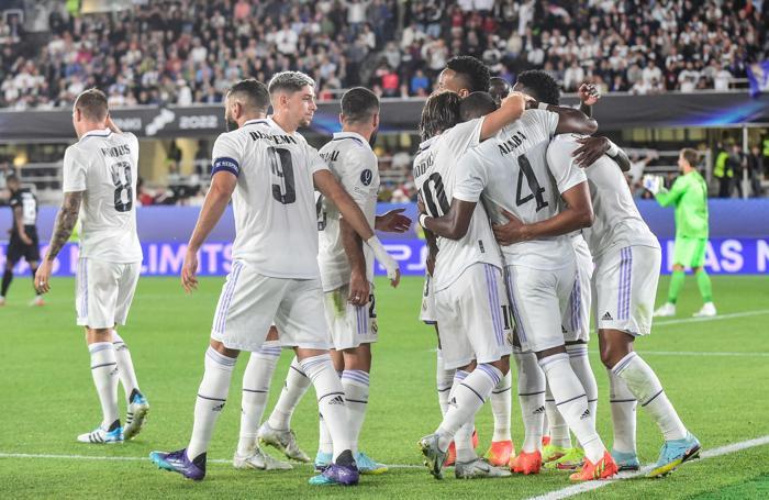 Real Madrid - Eintracht Frankfurt Süper Kupa maçından kareler