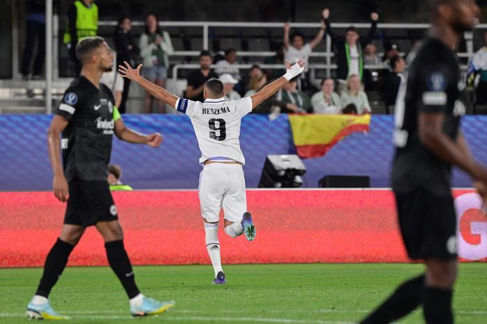 Real Madrid - Eintracht Frankfurt Süper Kupa maçından kareler