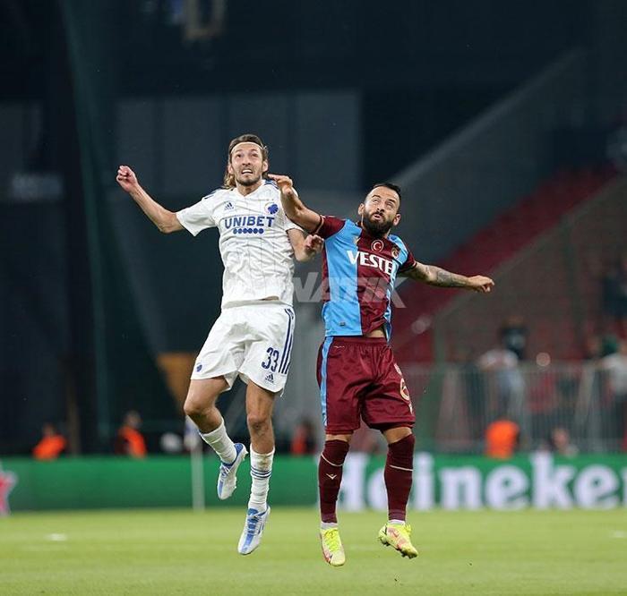 Kopenhag - Trabzonspor maçından kareler