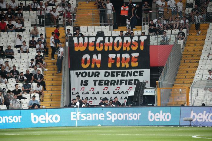 Beşiktaş - Karagümrük maçından renkli kareler