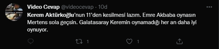 Galatasarayda Kerem Aktürkoğluna büyük tepki Buruk bile 45 dakika dayanabildi