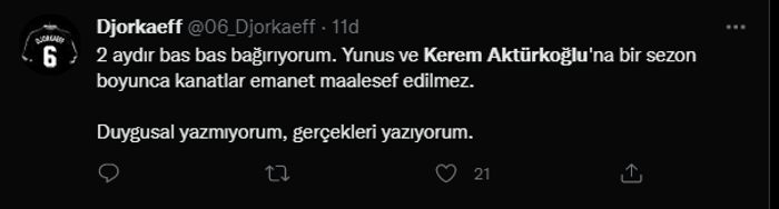 Galatasarayda Kerem Aktürkoğluna büyük tepki Buruk bile 45 dakika dayanabildi