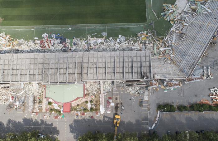 Ankara 19 Mayıs Stadyumundan geriye bu fotoğraflar kaldı