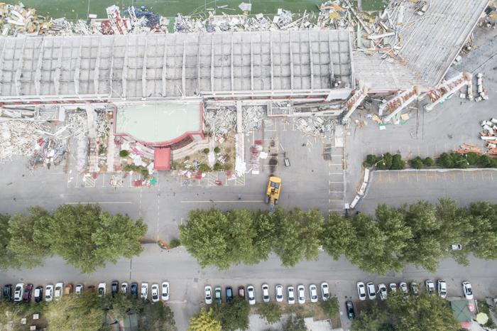 Ankara 19 Mayıs Stadyumundan geriye bu fotoğraflar kaldı