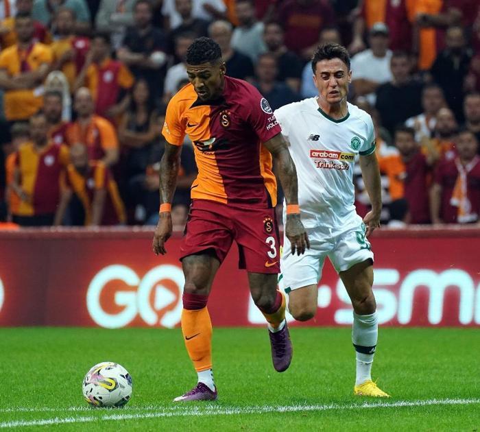 Galatasaray - Konyaspor maçı sonrasında çarpıcı yorum: Bitigen Kerem Aktürkoğlunu bitirmeye gayret gösterdi