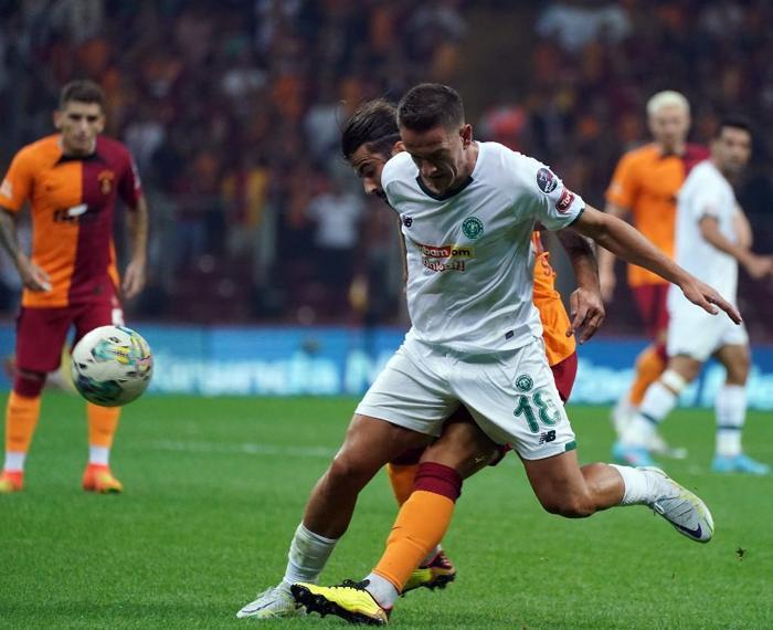 Galatasaray - Konyaspor maçı sonrasında çarpıcı yorum: Bitigen Kerem Aktürkoğlunu bitirmeye gayret gösterdi