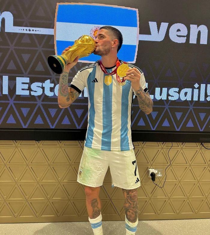 Rodrigo De Paulun sevgilisinden Messi itirafı