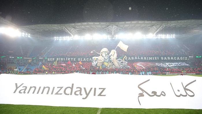 Trabzonspor’un Proteo’lu koreografisi dünya basınında