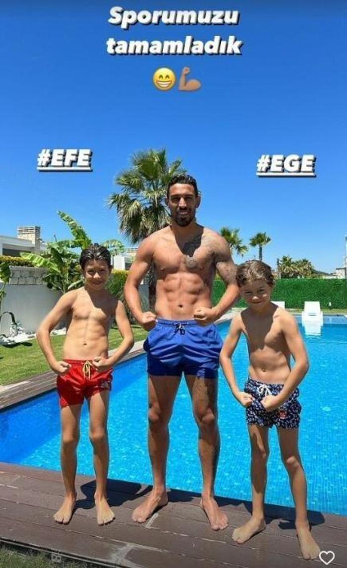 Futbolculardan tatilde Instagram paylaşımları...