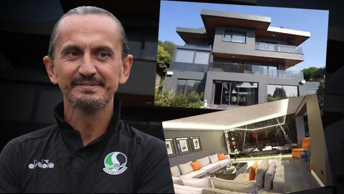 Tuncay Şanlının 3 katlı ultra lüks villası Havuz ve kış bahçesi...