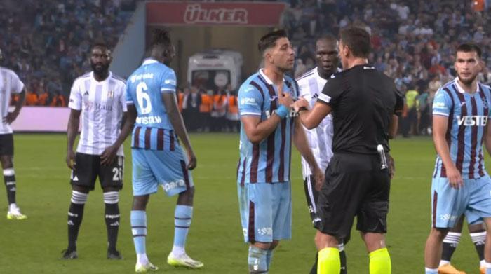 Trabzonspor-Beşiktaş maçında gerginlik Boğazı kanadı...