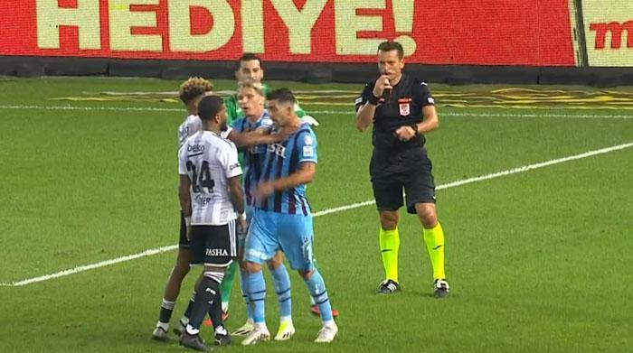 Trabzonspor-Beşiktaş maçında gerginlik Boğazı kanadı...