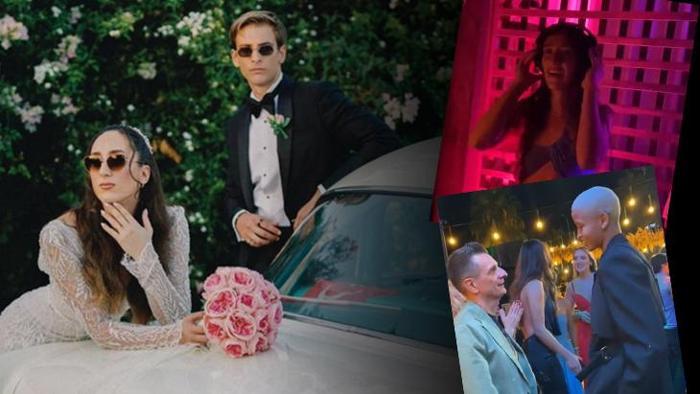Ayça Aykaçın düğününde Hande Baladın şov Guidetti ve Melissa Vargas şov