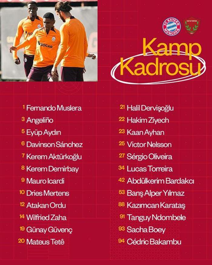 Galatasaray, Bayern Münih maçı için Almanyaya ulaştı İşte ilk kareler...