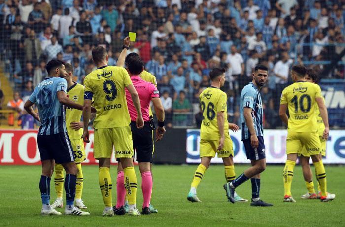 Adana Demirspor-Fenerbahçe maçında ortalık gerildi Birbirlerine girdiler...