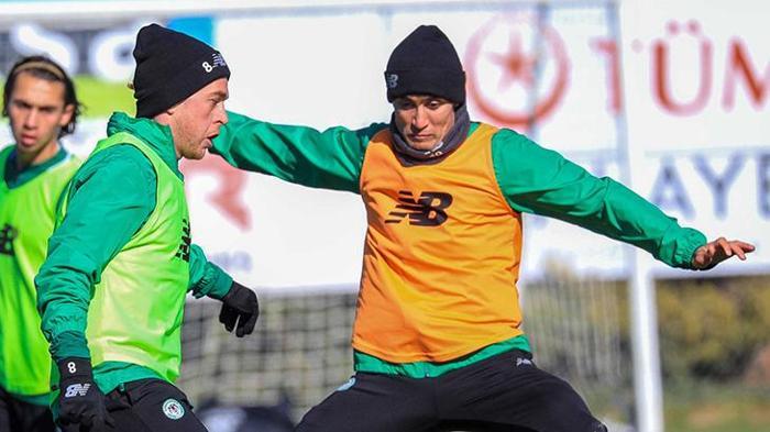 Konyaspor, Alanyaspor maçı hazırlıklarını sürdürdü