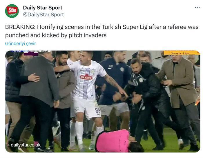 DAILY STAR: TÜRKİYE’DEN UTANÇ VERİCİ SAHNELER