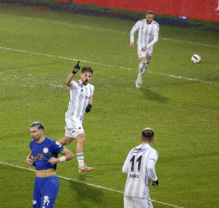 Çaykur Rizespor - Beşiktaş maçına damga vuran anlar Semih Kılıçsoy fırtınası...