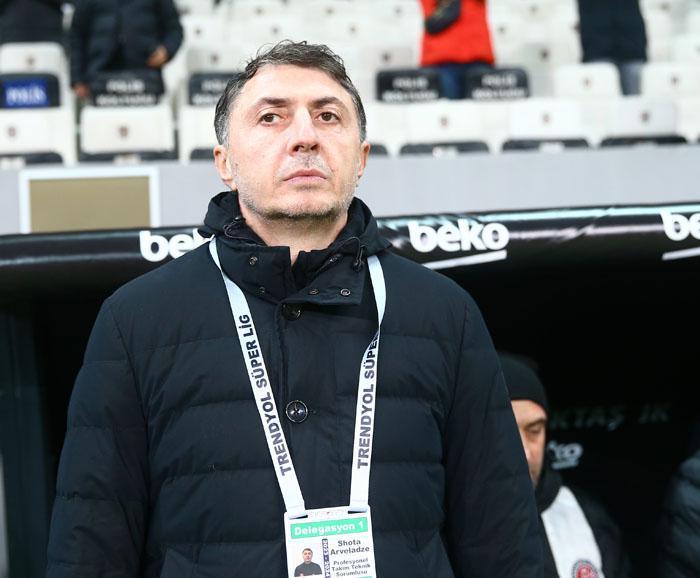 Beşiktaş - Fatih Karagümrük maçından ekrana yansımayan kareler