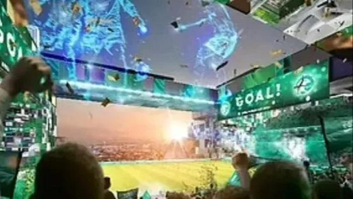 Al Nassra yeni stadyum geliyor: Yapay gölün üzerine yapılacak