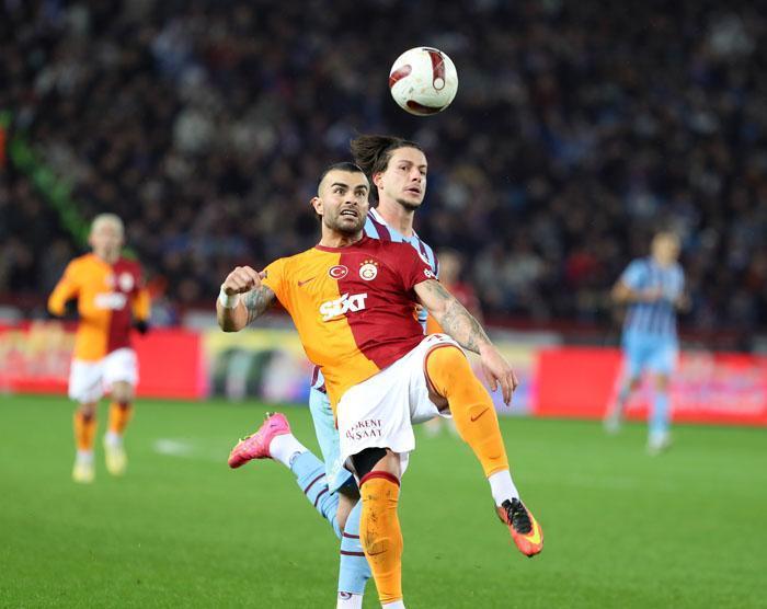 Trabzonspor - Galatasaray maçından ekrana yansımayan görüntüler