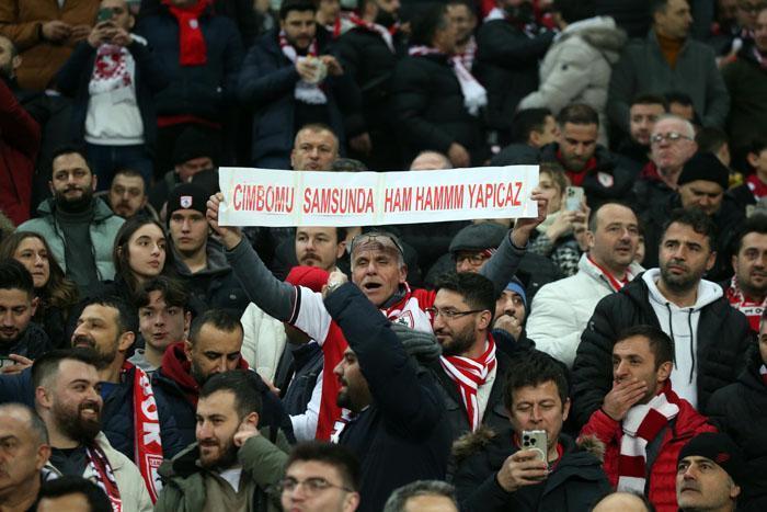Samsunspor - Galatasaray maçında inanılmaz görüntüler Damga vurdu
