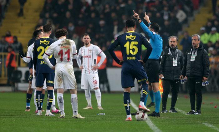 Gaziantep FK - Fenerbahçe maçına damga vuran görüntüler