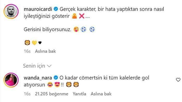 WANDA NARANIN YANITI OLAY OLDU