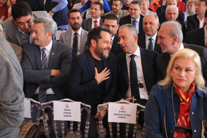 Galatasaraydan birlik beraberlik pozu Efsane başkanlar Kemerburgazda bir arada...