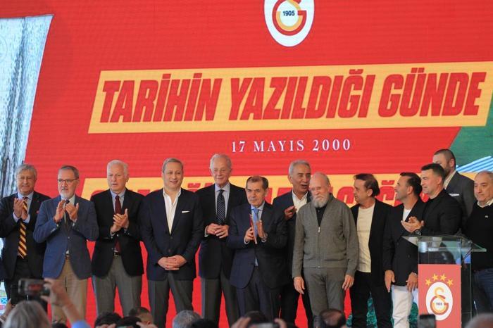 Galatasaraydan birlik beraberlik pozu Efsane başkanlar Kemerburgazda bir arada...