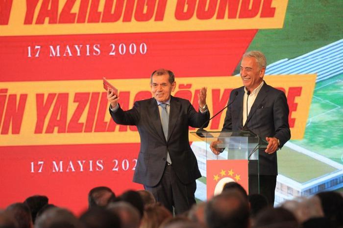 Galatasaraydan birlik beraberlik pozu Efsane başkanlar Kemerburgazda bir arada...