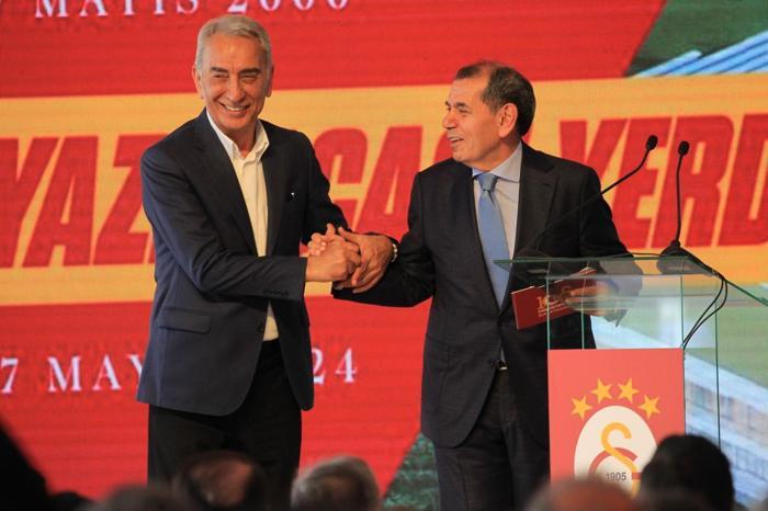 Galatasaraydan birlik beraberlik pozu Efsane başkanlar Kemerburgazda bir arada...