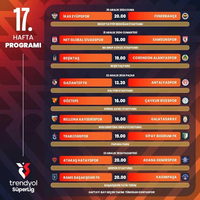 SON DAKİKA TFF açıkladı derbi tarihleri belli oldu