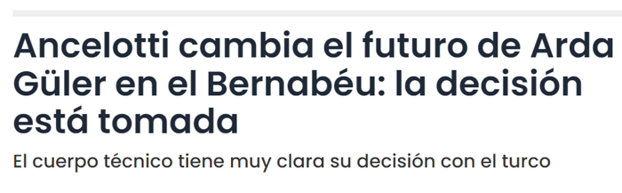 İSPANYOL BASININDAN ÇARPICI HABER