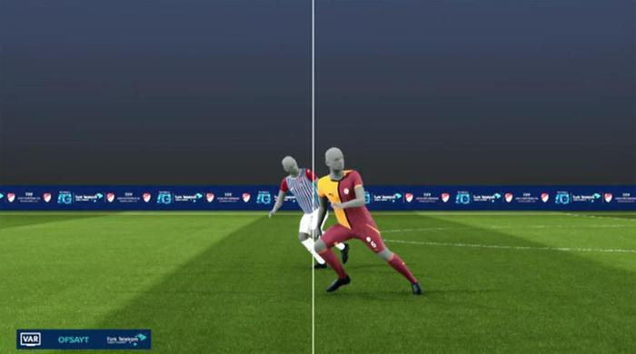 Trabzonspor - Galatasaray maçına damga vuran pozisyonu Trio ekibi değerlendirdi Maça damga vuran Muslera - Visca pozisyonu