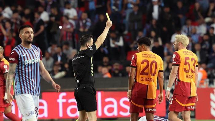 Hakem Cihan Aydın sınıfta kaldı Galatasaray-Trabzonspor maçının raporunu açıkladı: Penaltı, kırmızı kart...