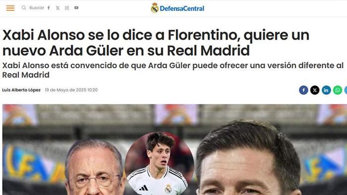 ALONSO, PEREZE YENİ BİR ARDA İSTEDİĞİNİ SÖYLEDİ