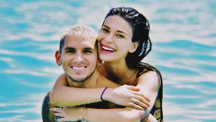 Galatasarayın yeni yengesi: Lucas Torreira sevgilisiyle şampiyonluk kutlamalarında aşka geldi