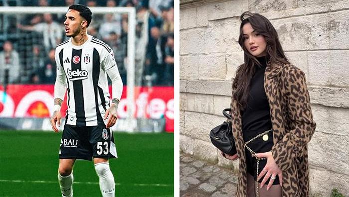 Beşiktaşlı Emirhan Topçu gönlünü genç oyuncuya kaptırdı Danla Bilic sonrası bomba