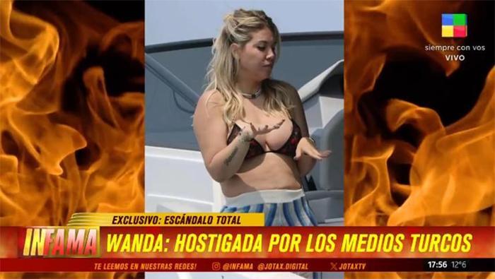 Wanda Naradan Türk medyasına Beni taciz ettiniz Icardi hırsızlığı ifşaladı, ortalık karıştı