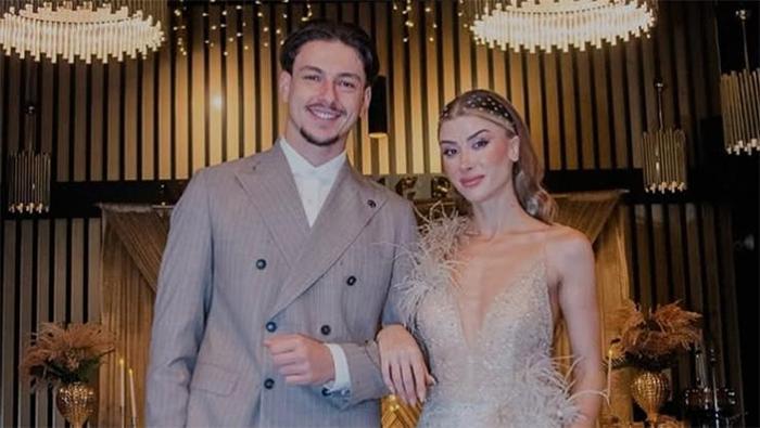 Annesi ortalığı ayağa kaldırmıştı Trabzonsporlu Enis Destan ve Arzum Kuruçalı evlendi