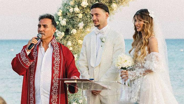 Annesi ortalığı ayağa kaldırmıştı Trabzonsporlu Enis Destan ve Arzum Kuruçalı evlendi
